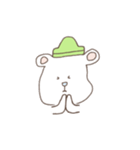 感情豊かなしろくま（個別スタンプ：7）