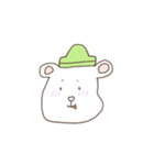 感情豊かなしろくま（個別スタンプ：10）