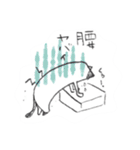 いぬと ダラりねこ（個別スタンプ：4）