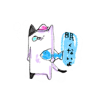 いぬと ダラりねこ（個別スタンプ：5）