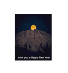 Mt.Fuji New Year's card（個別スタンプ：1）