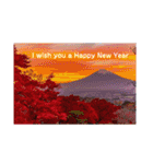 Mt.Fuji New Year's card（個別スタンプ：2）