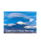 Mt.Fuji New Year's card（個別スタンプ：4）