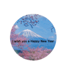 Mt.Fuji New Year's card（個別スタンプ：15）