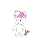 うさぎの1日スタンプ（個別スタンプ：5）