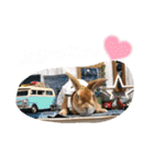 日常使えるモカくんのスタンプ（個別スタンプ：19）