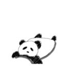 無言白黒パンダ（個別スタンプ：2）