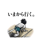 おもしろかわいい☆ねこ男子とメガネ女子2（個別スタンプ：10）