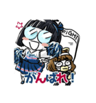 おもしろかわいい☆ねこ男子とメガネ女子2（個別スタンプ：16）