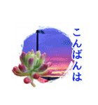 花と多肉植物 日常会話スタンプ（個別スタンプ：3）