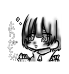 ものくろじゃーじゆうのちゃん（個別スタンプ：17）