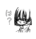 ものくろじゃーじゆうのちゃん（個別スタンプ：25）