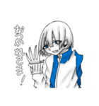 ものくろじゃーじゆうのちゃん（個別スタンプ：31）