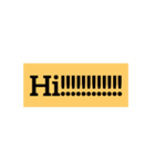 英語スタイリッシュ（個別スタンプ：5）