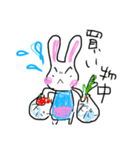 お母さんうさぎの1日（個別スタンプ：5）