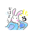 お母さんうさぎの1日（個別スタンプ：11）