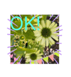お庭のお花でこんにちは〜（個別スタンプ：4）