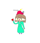 大人ぶる女の子（個別スタンプ：5）
