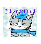 手書きサイベリニャン【冬】（個別スタンプ：3）