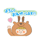 手書きとぴ★冬！色々な動物達集合(*´꒳`*)（個別スタンプ：16）