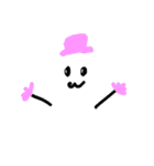 感情雪だるま（個別スタンプ：4）