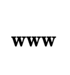 クセの強い文字集（個別スタンプ：14）