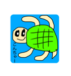画伯でぇーーーす。（個別スタンプ：3）