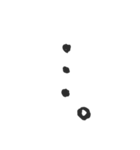 塩対応筆文字スタンプ（個別スタンプ：23）