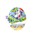 WAKU WAKU CAT 5（個別スタンプ：7）