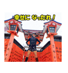 走るおばさん♪ 京都観光地編♪（個別スタンプ：1）
