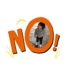 1歳のカズくん 激しいver.（個別スタンプ：4）