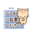 おちゃめなネコたち【冬】※カスタム（個別スタンプ：40）