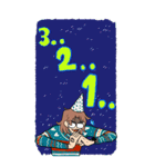 あけましておめでとう ＆ メガネマン（個別スタンプ：4）
