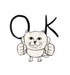 ゆるく参る！ねこおじ（個別スタンプ：3）