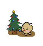 なしちゃんスタンプ冬ver.（個別スタンプ：3）