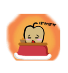なしちゃんスタンプ冬ver.（個別スタンプ：6）