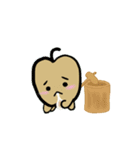 なしちゃんスタンプ冬ver.（個別スタンプ：8）