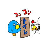 トイレとペンギン（個別スタンプ：21）