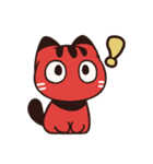 赤べこ猫LINEスタンプ（個別スタンプ：2）