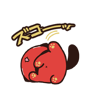 赤べこ猫LINEスタンプ（個別スタンプ：23）