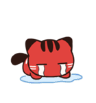 赤べこ猫LINEスタンプ（個別スタンプ：28）