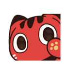 赤べこ猫LINEスタンプ（個別スタンプ：29）