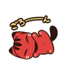 赤べこ猫LINEスタンプ（個別スタンプ：33）