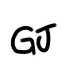 文字たちの日々（個別スタンプ：7）