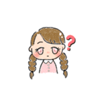 色んな女子の日常（個別スタンプ：4）
