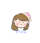 色んな女子の日常（個別スタンプ：5）