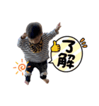背中と頭頂部で語る真のスタンプ（個別スタンプ：9）