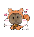 ほっこりハムスター♡日常会話④（個別スタンプ：9）