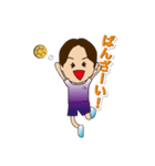 ハンド女子応援スタンプ（個別スタンプ：1）