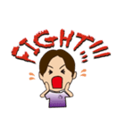ハンド女子応援スタンプ（個別スタンプ：14）